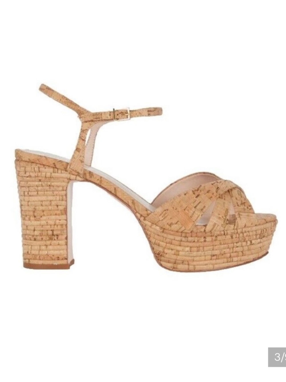 Schutz Cork Platform Sandals